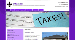 Desktop Screenshot of exactaxllc.com